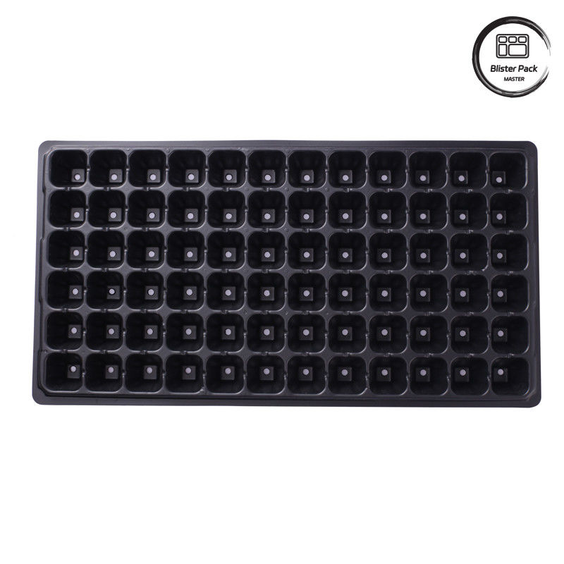 PS Envases para semillas de plástico para propagación 15/21/50/72/98/105/128/200 Células para plantación de jardines
