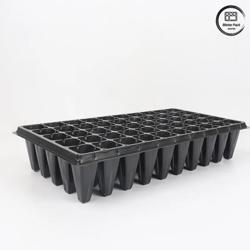50 bandeja de semillas de células para jardinería y plantación de jardines, bandeja de semillas de plástico duradero