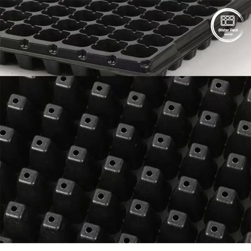 Venta al por mayor 50 bandejas de semillas de árboles de células profundas, bandeja de semillas de plástico duradero para germinar para viveros y jardines