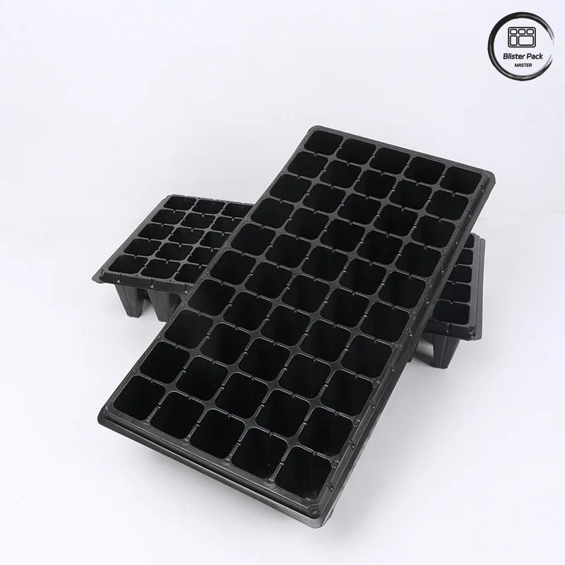 Venta al por mayor 50 bandejas de semillas de árboles de células profundas, bandeja de semillas de plástico duradero para germinar para viveros y jardines